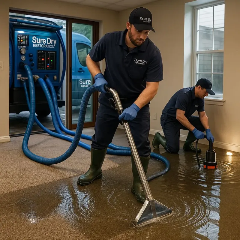 Water Extraction and Removal process in White Settlement, TX
